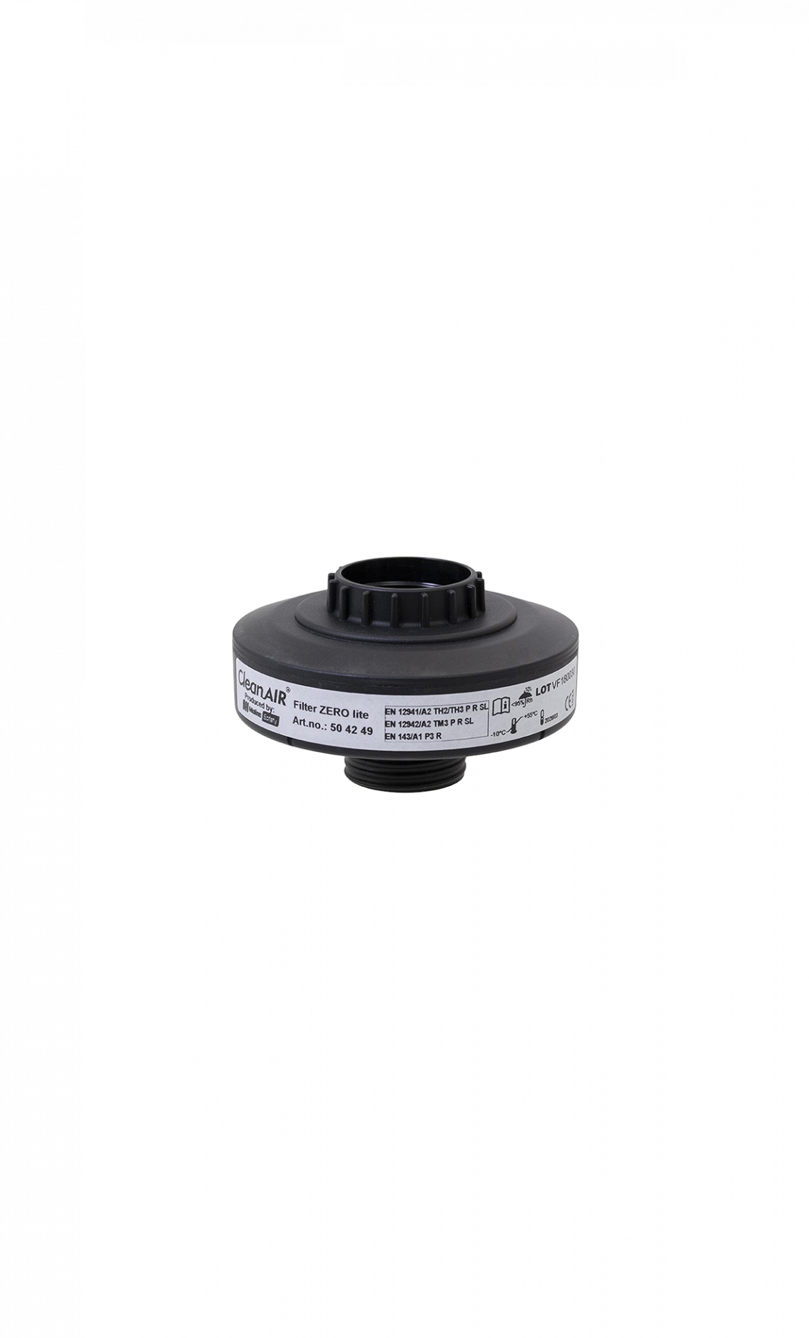 CleanAIR® P3-Filter ZERO Lite, mit zwei Gewinde RD40x1/7 (5 Stück)